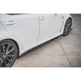 Накладки сплиттеры на пороги на Lexus IS F II